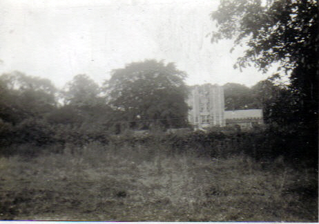 View across the fields to The Towers as it looked in 1931