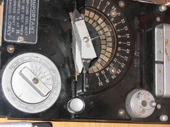 Part of the bomb release controls from a Lancaster