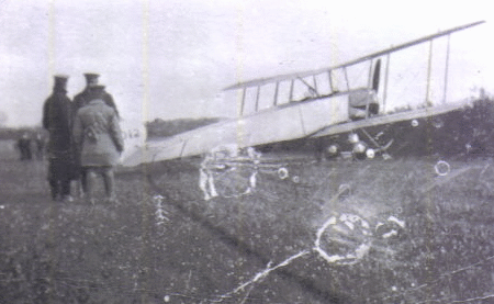The biplane that landed in the village in 1912