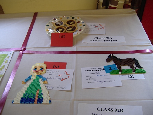 Image of childrens entries at 2015 Village Show
