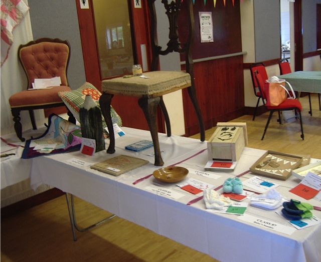 Image of hand made entries in the 2015 Village Show